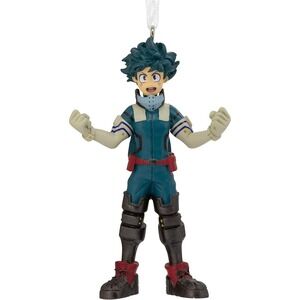 Hallmark My Hero Academia Izuku Midoriya Christmas Ornament Nerd Geek Deadstock
